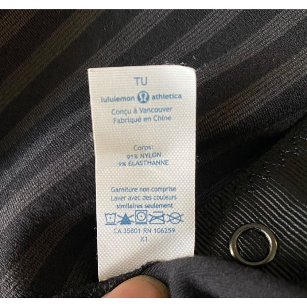 Lululemon sz 0/S vinyasa athletic neck stripe scarf - Picture 5 of 6